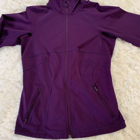 Ladies Ativa Deep Purple Jacket. - Picture 3 of 4